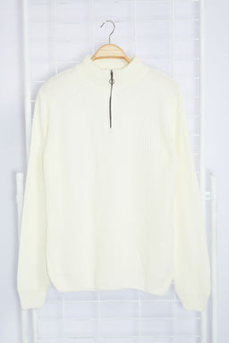 TRENDYOL MAN Indigo Casual Regular Yar?m Bal?kc? Yaka Duz Triko Kazak TMNAW22KZ1908 - Trendyolmilla фото 35