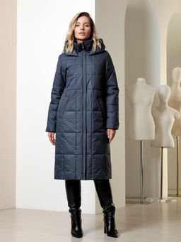 25417 Пальто т.синий