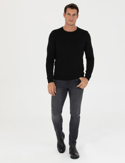 Черные джинсовые брюки узкого кроя - Cacharel фото 3