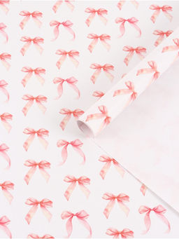 Цена за 10 шт. Бумага упаковочная глянцевая «Бантики», 50 × 70 см