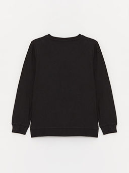 Bisiklet Yaka Spiderman Bask?l? Uzun Kollu Erkek ?ocuk Ti??rt - Waikiki фото 2