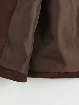 Dik Yaka Oversize Kad?n S?et G?r?n?ml? Yelek