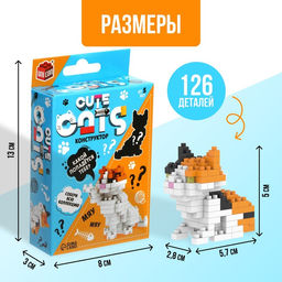 Конструктор-сюрприз Cute cats - Unicon фото 3