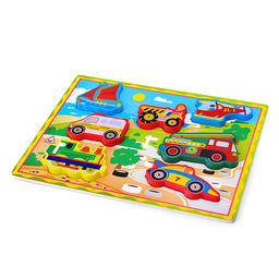 Пазл-вкладыш Транспорт - Щепочка фото 2