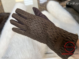 Перчатки из эко.кожи женские