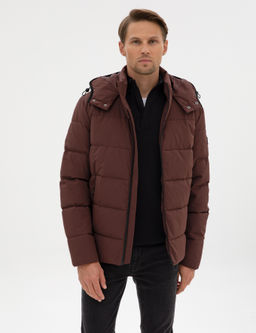 Kahverengi Kap__onlu _i_me Mont