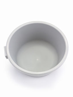 Туалет закрытый, 52×38×37 см, с УФ-лампой и миской, пластик, серый