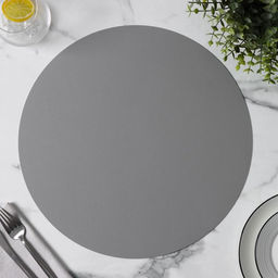 Цена за 12 шт. Салфетка сервировочная на стол Тэм, d=35 см, цвет серый - Simaland фото 7