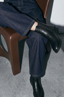 Trendyolmilla Shoes Siyah Lastikli K?sa Duz Topuklu Chealsea Kad?n Bot 
TAKAW25BO00019  фото 13