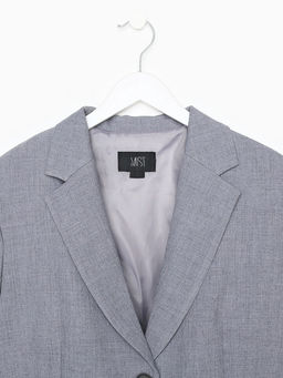 Пиджак женский с разрезом на спине MIST, размер 46-48 (L-XL), серый