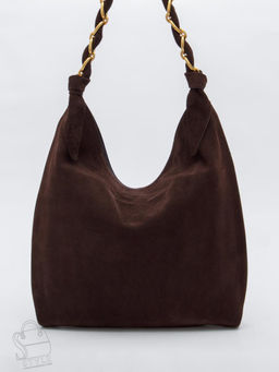 Сумка женская кожаная 1048M coffee Polina&Eiterou в Новосибирске