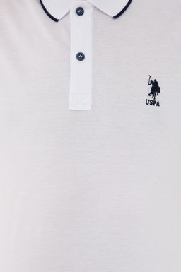 Мужская белая базовая футболка Неожиданная скидка в корзине - U.s. polo assn фото 5