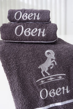 14418/10 Знаки зодиака полотенце махровое плотность 350гр