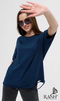 Футболка "Boho" синяя Цвет:как на фото