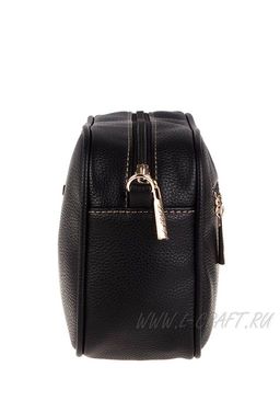 Стильная черная сумочка из экокожи. Модель №1376 - L-craft фото 5