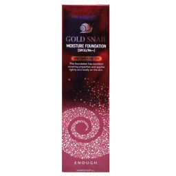 Увлажняющая тональная основа с муцином улитки Gold Snail Enough SPF 30/PA++ (21 натуральный беж), Корея