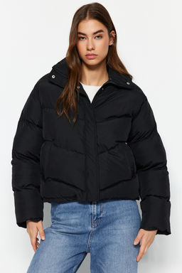 TRENDYOLMILLA Siyah Regular Su Itici Sisme Mont TWOAW24MO00048  фото 23