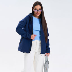 RODOS Ветровка softshell женская демисезон М-312 Тёмно-синий