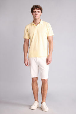 %100 Pamuk Regular Fit K_sa kollu Polo Ti__rt - Defacto фото 2