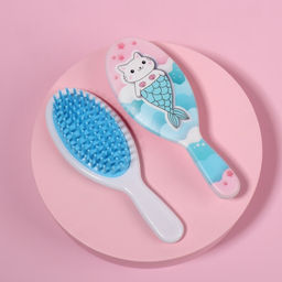 Расчёска - мини массажная, 4.5×13 см, МИКС