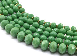 Зеленое ожерелье из циркона, 41см