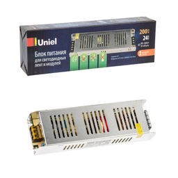 UET-VAS-200B20 24V IP20 Блок питания,200Вт. Металлический корпус. TM Uniel
