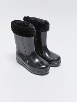 Parlak G?r?n?ml? K?rk Detayl? K?z ?ocuk Ya?mur Botu