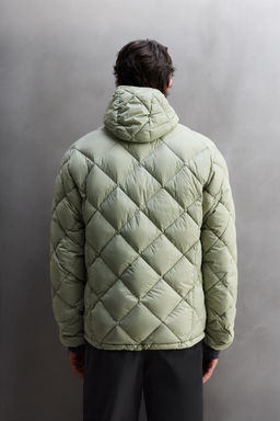 HOODED 100% FEATHER DOWN PUFFER JACKET - Zara фото 13