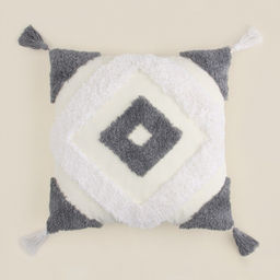 Наволочка декоративная с кисточками SL Home, 45×45 см, хлопок 100%