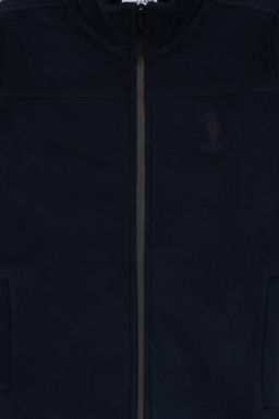K_z _ocuk A__k Lacivert Fermuarl_ Polar _rme H_rka - U.s. polo assn фото 3
