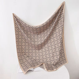 Платок на голову и шею весенний, мультицвет