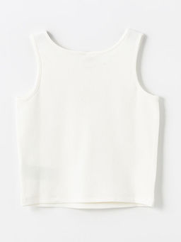 U Yaka ?i?ekli K?z ?ocuk Atlet