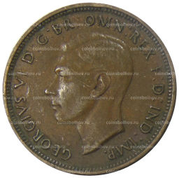1/2 пенни 1938 года Австралия