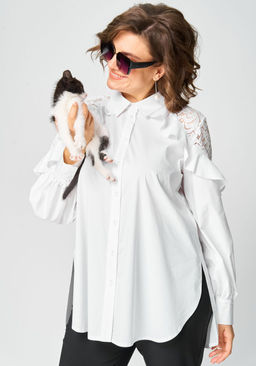 Блуза EVA GRANT 7174-1 белый