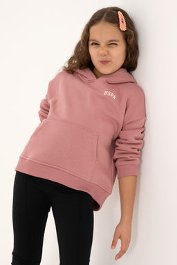 K_z _ocuk Orkide Kap__onlu _ardonlu Basic Sweatshirt Sepette S_rpriz _ndirim - U.s. polo assn фото 5