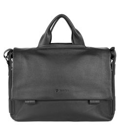 155-416 black, мужской кожаный портфель Barcelo Biagi