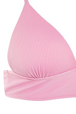 TRENDYOLMILLA Turuncu Ucgen Push Up Dokulu Bikini Ustu TBESS21BU0010  фото 7