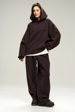 Худи с начесом Brown - Erist store фото 7