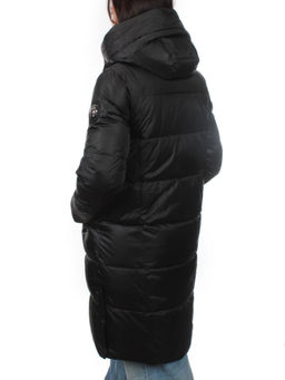 9116 BLACK Пальто зимнее женское (холлофайбер 200 гр.) - Fashion фото 8