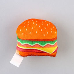 Игрушка для кошек с мятой Бургер из текстиля, 7,4х7 см - Пушистое счастье фото 4