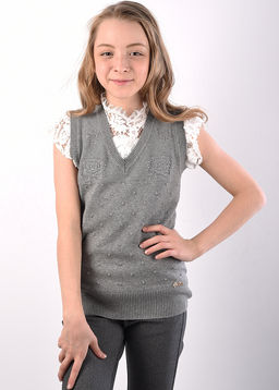 3911 Жилет для девочки - Kiko фото 5