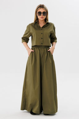 Рубашка AmberA 1088х хаки  фото 3