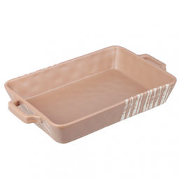 MILLIMI Форма для запек. и сервировки прямоуг. с руч. 31*19*5,5см,1,4л керам, бежева арт. 826-391