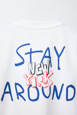 GRAFFITI PRINT T-SHIRT - Zara фото 4