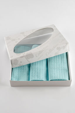 Набор вафельных полотенец в подарочном коробе