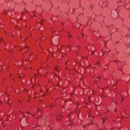 Страз неклеевой Zlatka OZM SS08 цветные 2.5 мм акрил 10 х 10 г в пакете с картонным еврослотом СК/Распродажа № 0119 яр-красный