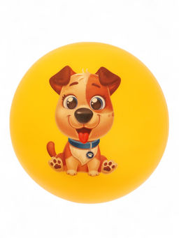 Мяч детский «Пёсик», d=22 см, МИКС