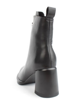 04-M3-L808 BLACK Ботильоны зимние женские (натуральная кожа, натуральный мех)