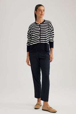 Короткие брюки узкого кроя с карманами и высокой талией - Defacto фото 2