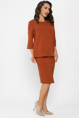 Костюм трикотажный Джуди (терракот) К14341-10М